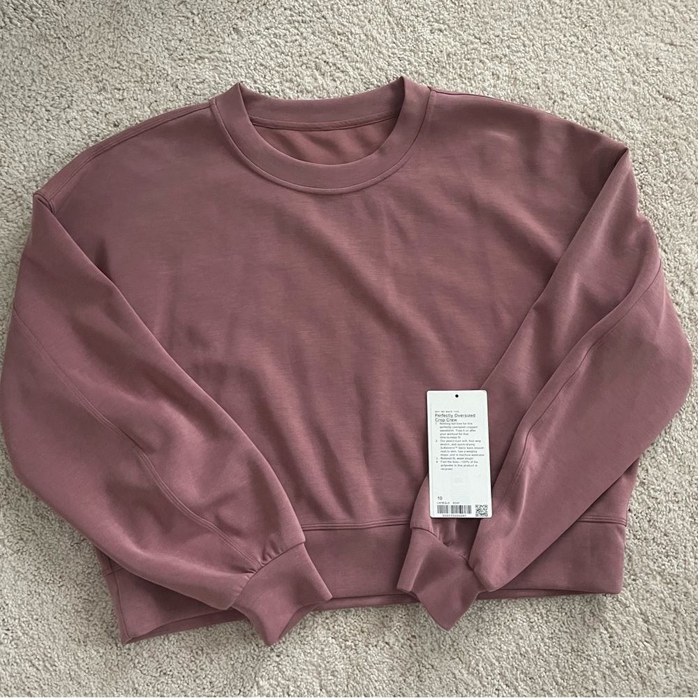 Lululemon Perfectly Oversized Crop Crew